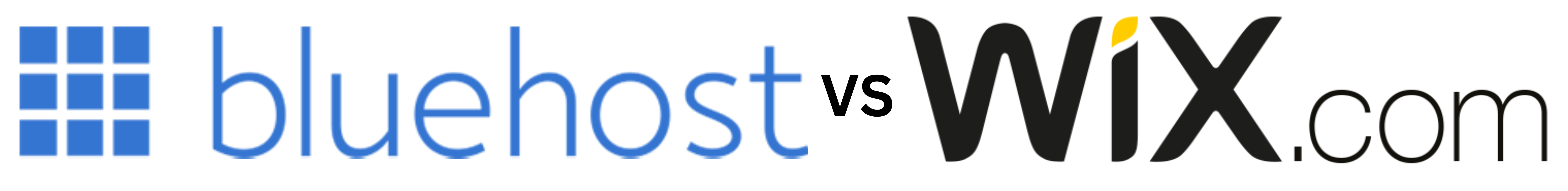 Bluehost vs. Wix