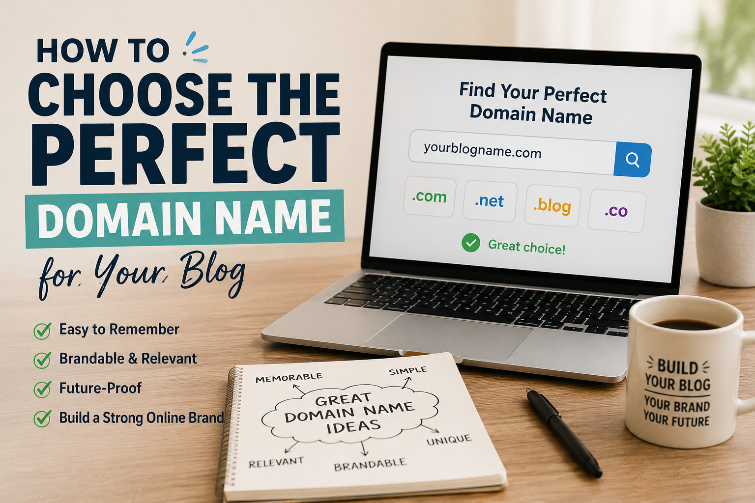 How to Choose the Perfect Domain Name for Your Blog